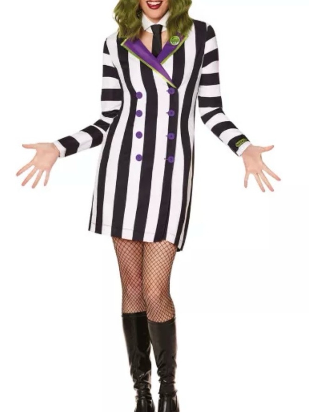 Adult Blazer Dress Costume - Beetlejuice